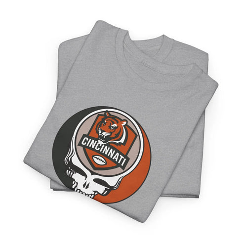 Grateful Dead - Cincinnati Bengals Stealie Unisex T-Shirt - NFL - StealieShop
